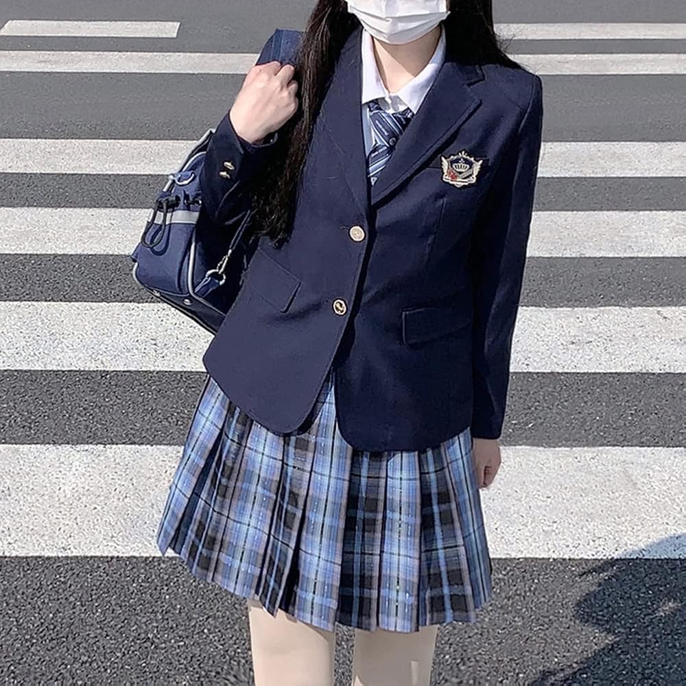∠ぶぅ専用入学✨制服 Amazon.co.jp: QUNCHAORI ブレザー jk制服 エンブレム付き